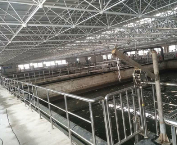 污水廠白鋼圍欄